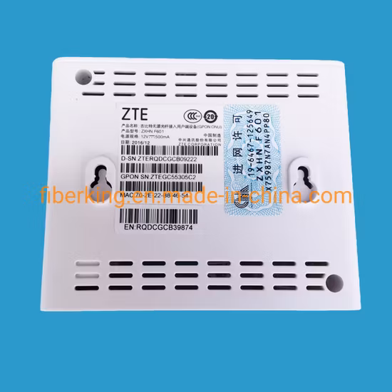 ONU F601 Gpon 1ge FTTH Ont com firmware inglês da marca original