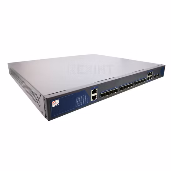 FTTH 16 portas Pon Gpon Olt com 2 10ge SFP+ 16 portas SFP Pon